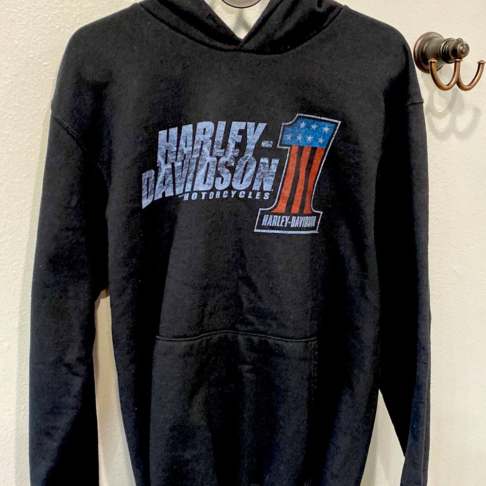 Harley-Davidson hoodie, size small, used but in good shape